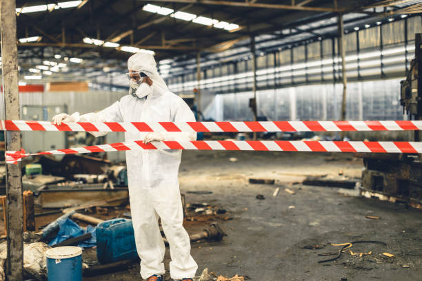 Professional Drug Lab Cleanup technician working in Bellmawr, NJ